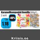 Allahindlus - Karamellkompvekid Bomilla 500 g / 2 sorti