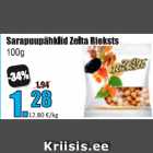 Allahindlus - Sarapuupähklid Zelta Rieksts 100 g