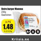 Allahindlus - Retro burger Mamma 