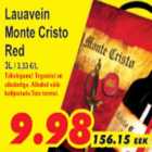 Allahindlus - Lauavein Monte Cristo Red