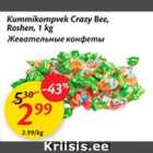 Allahindlus - Kummikompvek Crazy Bee, Roshen, 1 kg