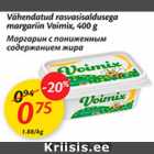 Vähendatud rasvasisaldusega margariin Voimix, 400 g