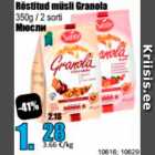 Röstitud müsli Granola