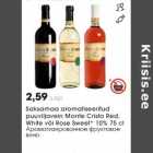 Allahindlus - Saksamaa aromatiseeritud puuviljavein Monte Cristo Red, White või Rose Sweet*