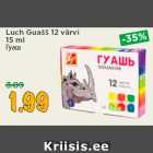 Luch Guašš 12 värvi
15 ml