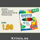 Giotto
Turbo Color
viltpliiatsid 24 tk