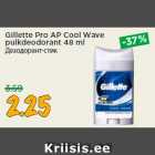 Gillette Pro AP Cool Wave
pulkdeodorant 48 ml