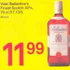 Allahindlus - Viski Ballantine´s Finest Scotch