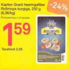 Allahindlus - Kapten Grant heeringafilee Rollmops kurgiga, 250 g