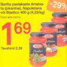 Allahindlus - Barilla pastakaste Arrabiata (pikantne), Napoletana või Basilico 400 g