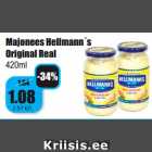 Allahindlus - Majonees Hellmann´s
Original Real
420ml
