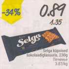 Allahindlus - Selga küpsised šokolaadiglasuuris, 230 g