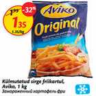 Allahindlus - Külmutatud sirge friikartul, Aviko, 1 kg