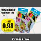 Allahindlus - Värvipliiatsid Centrum Zoo 12 tk