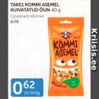 TAKE1 KOMMI ASEMEL KUIVATATUD ÕUN 40 g