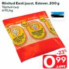 Riivitud Eesti juust, Estover, 200 g
