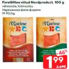 Allahindlus - Forellifilee viilud Nordproduct, 100 g

