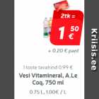 Allahindlus - Vesi Vitamineral,
A.Le Coq, 750 ml