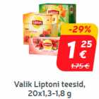 Valik Liptoni teesid,
20x1,3-1,8 g