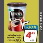 Allahindlus - Lahustuv kohv
Nescafé Classic
Strong, 250 g