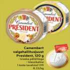 Allahindlus - Camembert
valgehallitusjuust
President, 120 g