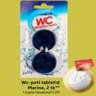 Allahindlus - Wc-poti tabletid
Marine, 2 tk**