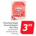 Allahindlus - Vinnutatud singid Veroni Antipasto Mix, 120 g