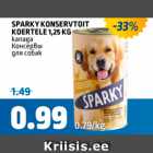 SPARKY KONSERVTOIT KOERTELE 1,25 KG