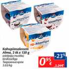 Allahindlus - Kohupiimakreem Alma, 2 tk x 130 g