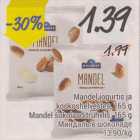 Allahindlus - Mandel jogurtis ja kookoshelvestes, 165 g; Mandel šokolaaditrühvlis, 165 g