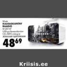 Allahindlus - Muse KAASASKANTAV RAADIO M 28 NY USB-ga kaasaskantav CD/MP3-mängija 