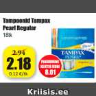 Allahindlus - Tampoonid Tampax
Pearl Regular
18tk
