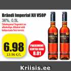 Allahindlus - Brändi Imperial XII VSOP
