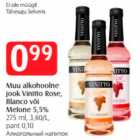 Muu alkohoolne jook Vinitto Rose, Blanco või Melone 5,5%, 275 ml