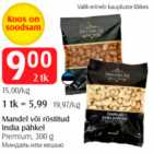 Mahled või röstitud India pähkel Premium, 300g