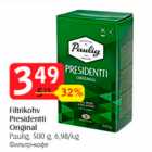 Filtrikohv Presidentti Original Paulig, 500 g