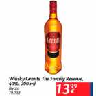 Allahindlus - Whisky Grants The Family Reserve