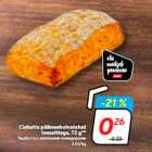 Allahindlus - Ciabatta päikesekuivatatud
tomatitega, 72 g**
