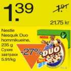 Allahindlus - Nestle Nesquik Duo hommikueine