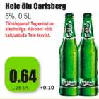 Allahindlus - Hele õlu Carlsberg