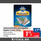 Allahindlus - Suitsumaitseline heeringafilee Kapten Grant, 240 g