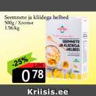 Seemnete ja kliidega helbed
500g 