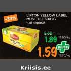 Allahindlus - LIPTON YELLOW LABEL
MUST TEE 50X2G