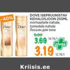 Allahindlus - DOVE ISEPRUUNISTAV
KEHALOSJOON 250ML