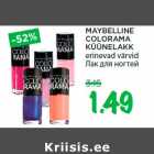 Allahindlus - MAYBELLINE
COLORAMA
KÜÜNELAKK