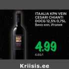 ITAALIA KPN VEIN
CESARI CHIANTI
DOCG 12,5% 0,75L