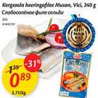 Allahindlus - Kergsoola heeringafilee Muson, Vici, 240g