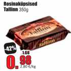 Allahindlus - Rosinaküpsised Tallinn 350 g