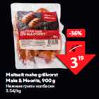 Allahindlus - Maitselt mahe grillvorst
Maks & Moorits, 900 g
