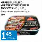 Allahindlus - KIPPER KILUFILEED VÜRTSIKASTMES KIPPERI ANŠOOVIS